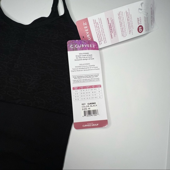 Curveez Incredibly Shaping Jacquard Cami - Picture 4 of 12